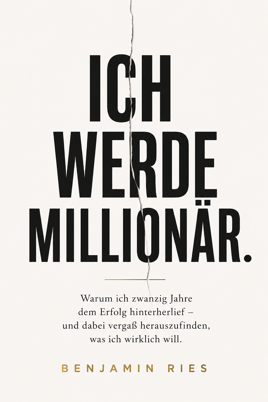Buchcover Ich werde Millionär